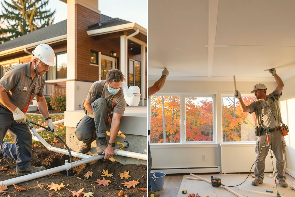 Epoxy Flooring Installation in Duvall, King County, WA - Grind and profile the concrete slab