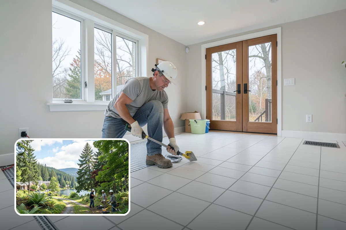 Epoxy Flooring Installation in Lake Forest Park, King County, WA - Resists oil, chemicals, and abrasion