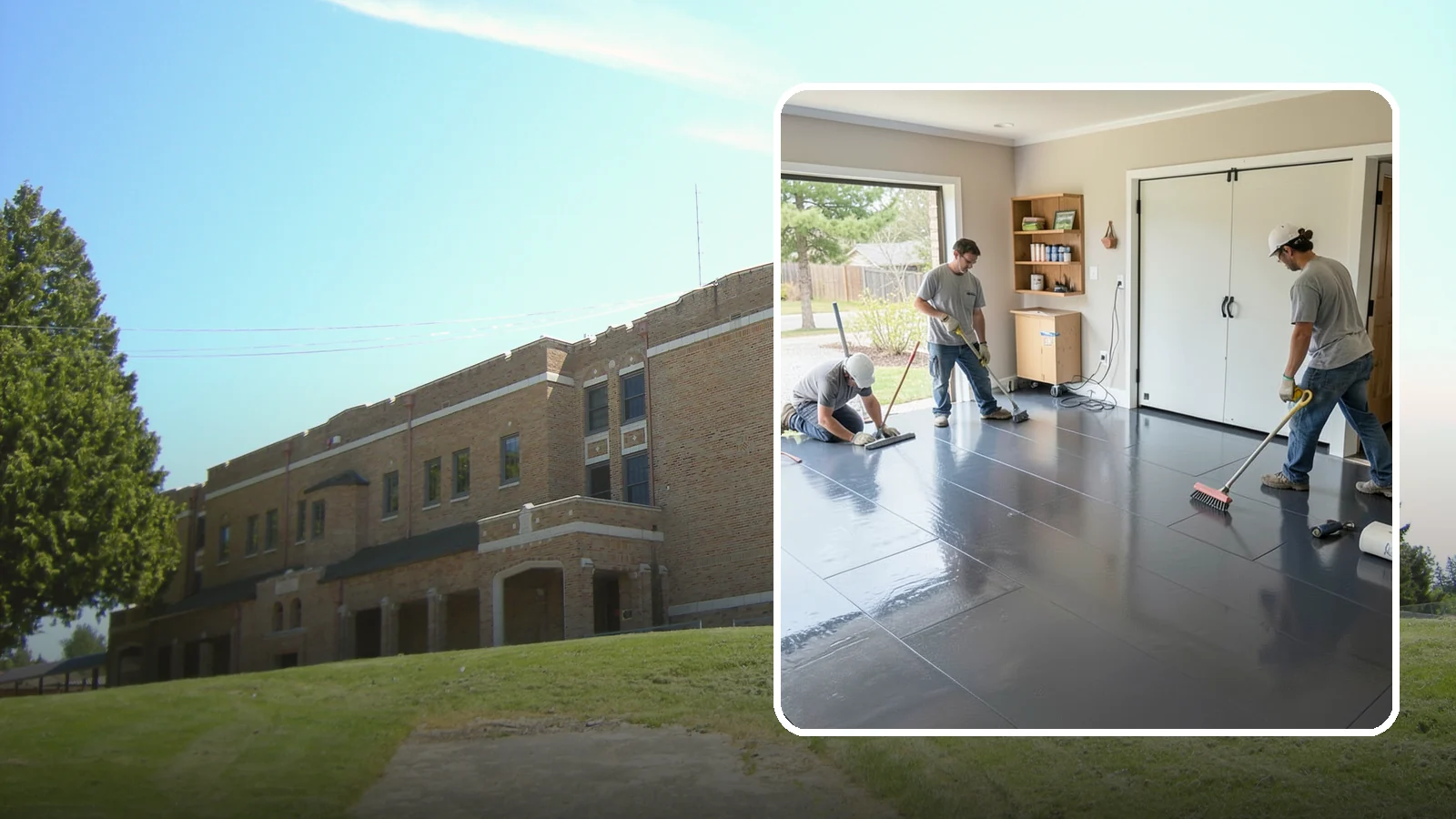 Epoxy Flooring Installation in Maple Valley, King County, WA - Seamless epoxy flooring installation that creates a tough, chemical-resistant surface for garages and utility spaces.