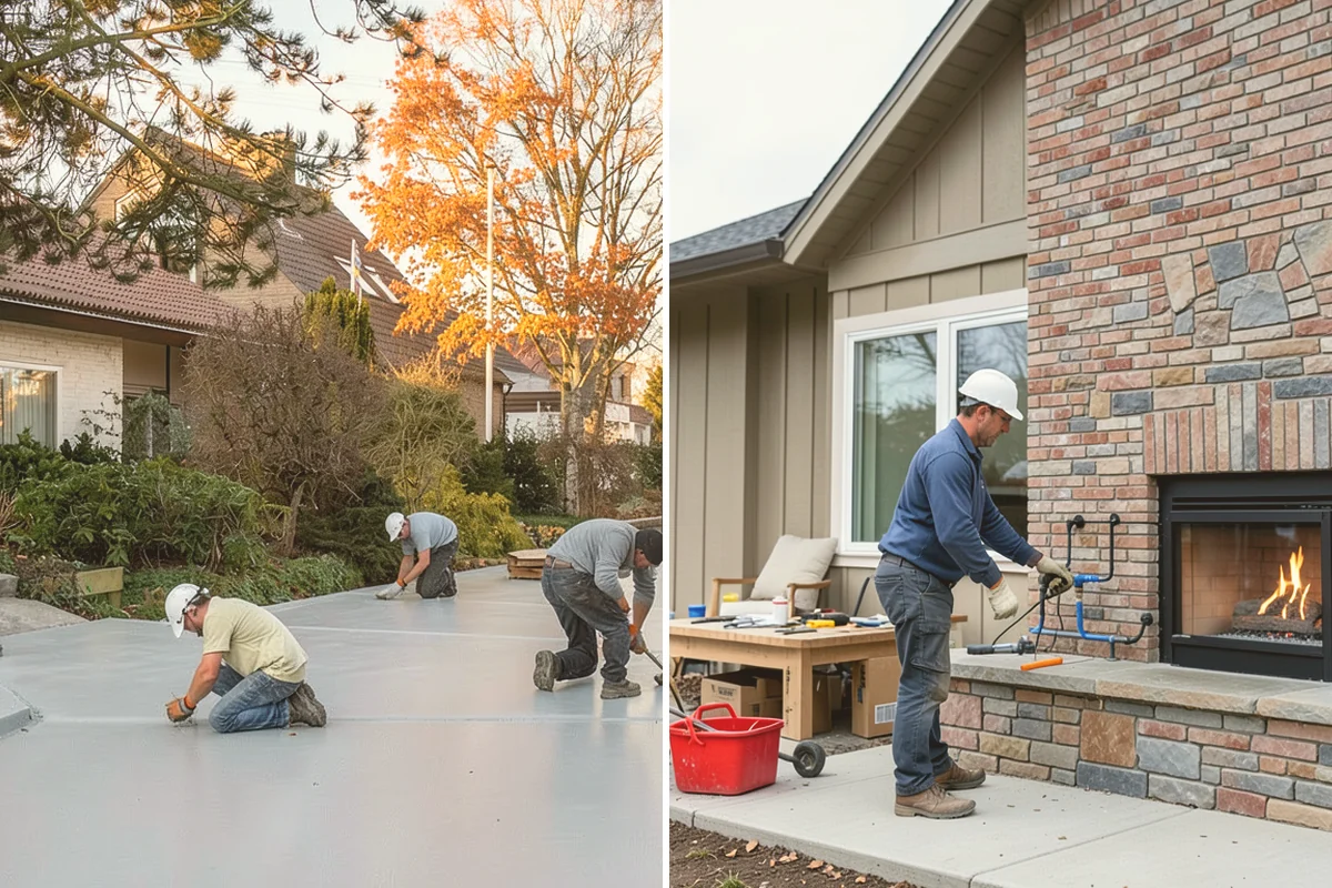Epoxy Flooring Installation in Milton, King County, WA - Grind and profile the concrete slab