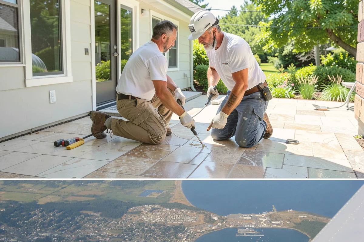 Epoxy Flooring Installation in Oak Harbor, Island County, WA - Warmer, drier months speed epoxy curing, though we control garage temperature to install successfully in cooler seasons too.