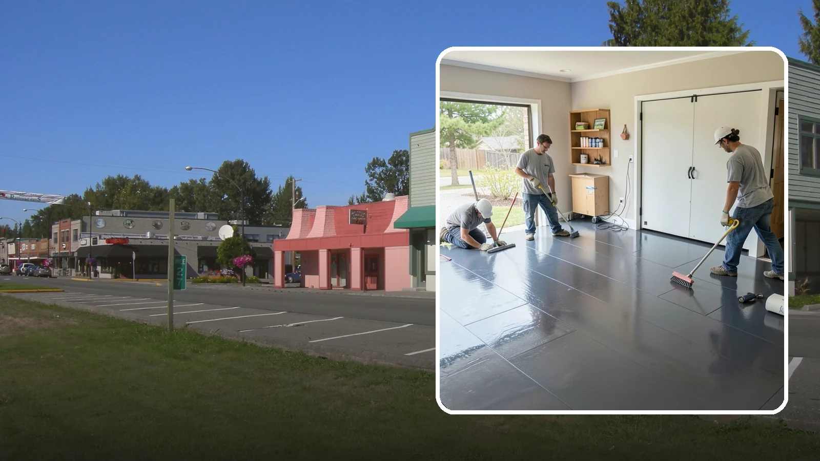 Epoxy Flooring Installation in Snoqualmie, King County, WA - Seamless epoxy flooring installation that creates a tough, chemical-resistant surface for garages and utility spaces.