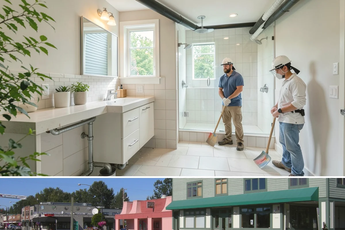Epoxy Flooring Installation in Snoqualmie, King County, WA - Warmer, drier months speed epoxy curing, though we control garage temperature to install successfully in cooler seasons too.