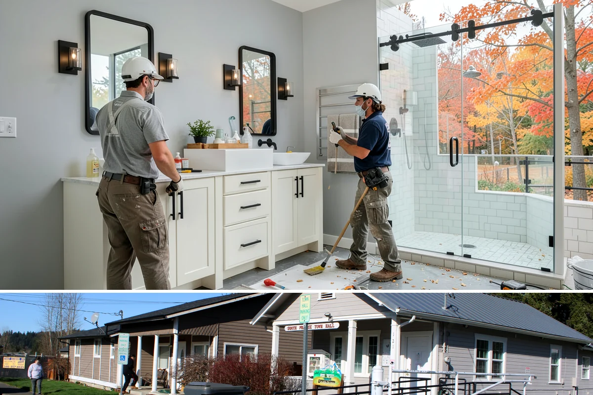 Epoxy Flooring Installation in South Prairie, Pierce County, WA - Warmer, drier months speed epoxy curing, though we control garage temperature to install successfully in cooler seasons too.