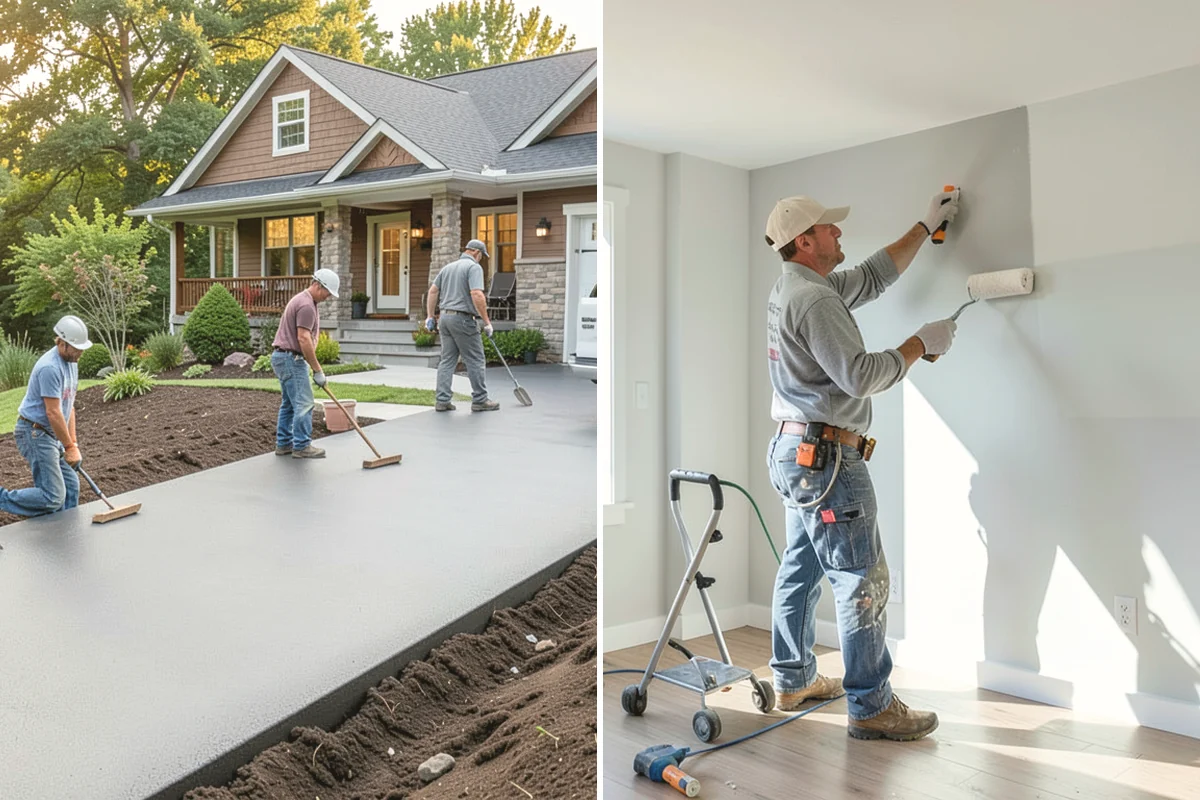 Epoxy Garage Floor in Carnation, King County, WA - Grind and repair the concrete slab