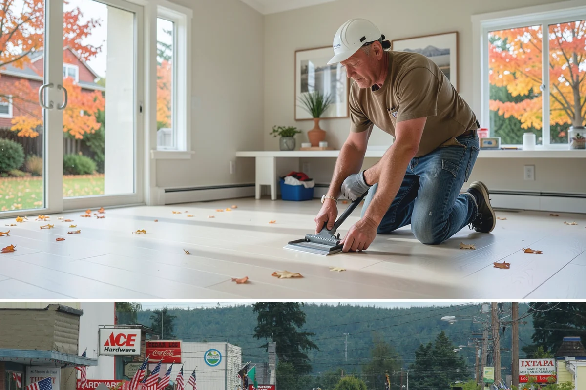 Epoxy Garage Floor in Carnation, King County, WA - Epoxy cures best in the warmer, drier stretch from late spring to early fall when slab temperature and humidity stay within...
