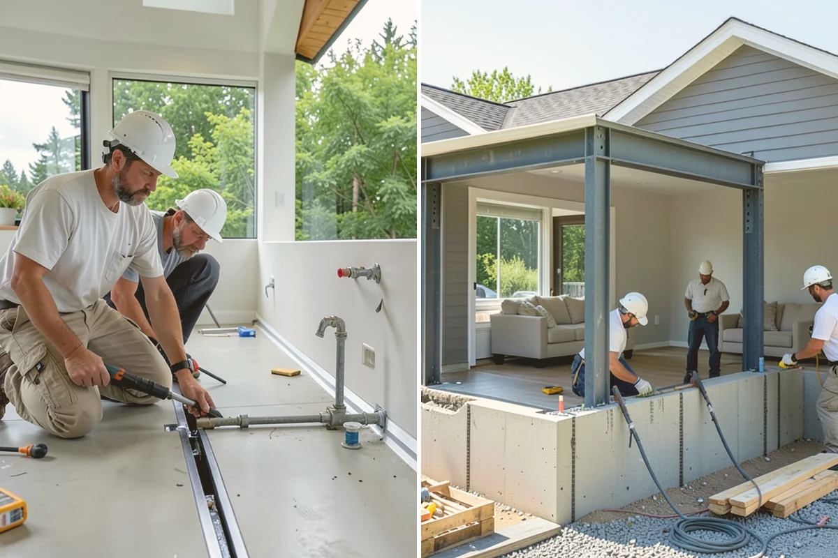 Epoxy Garage Floor in Index, Snohomish County, WA - Grind and repair the concrete slab
