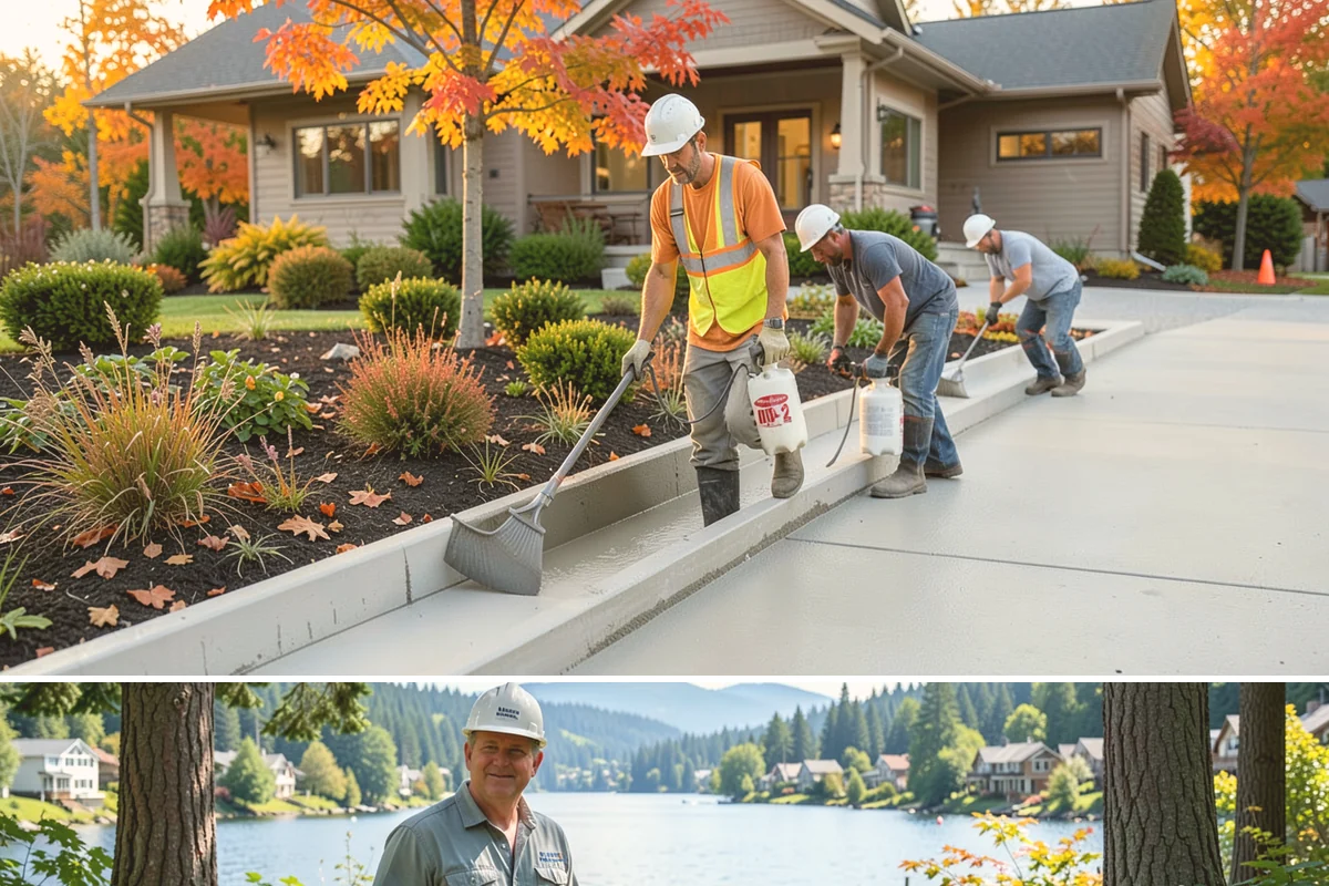 Epoxy Garage Floor in Milton, King County, WA - Epoxy cures best in the warmer, drier stretch from late spring to early fall when slab temperature and humidity stay within...