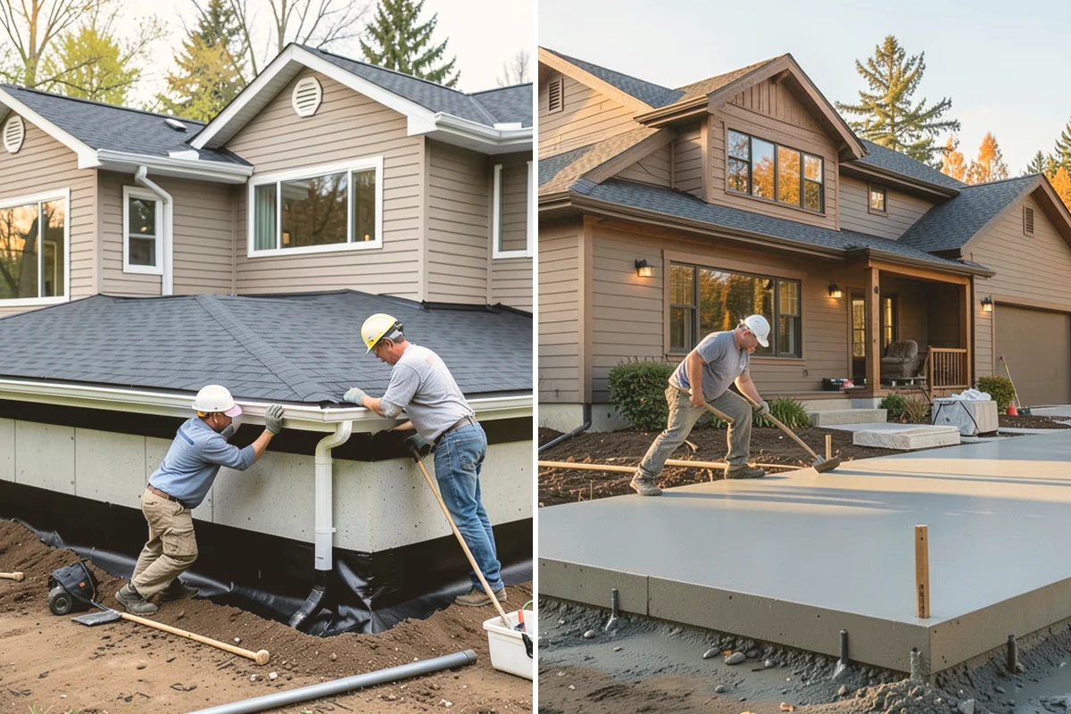 Epoxy Garage Floor in Newcastle, King County, WA - Grind and repair the concrete slab
