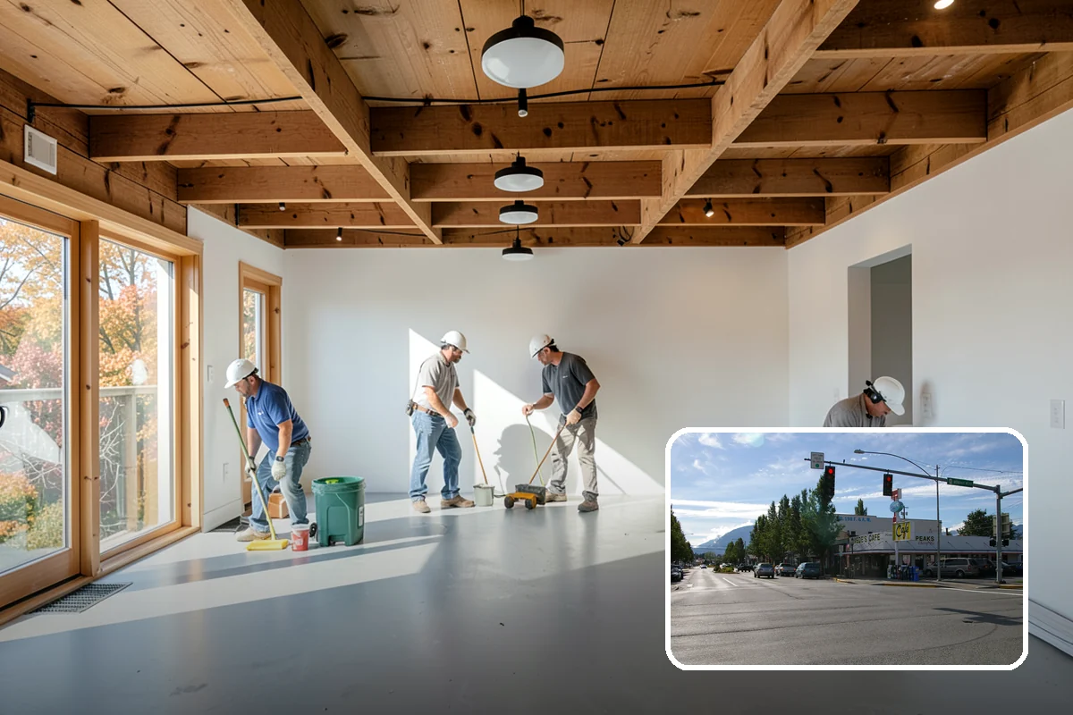 Epoxy Garage Floor in North Bend, King County, WA - Seals concrete against moisture intrusion