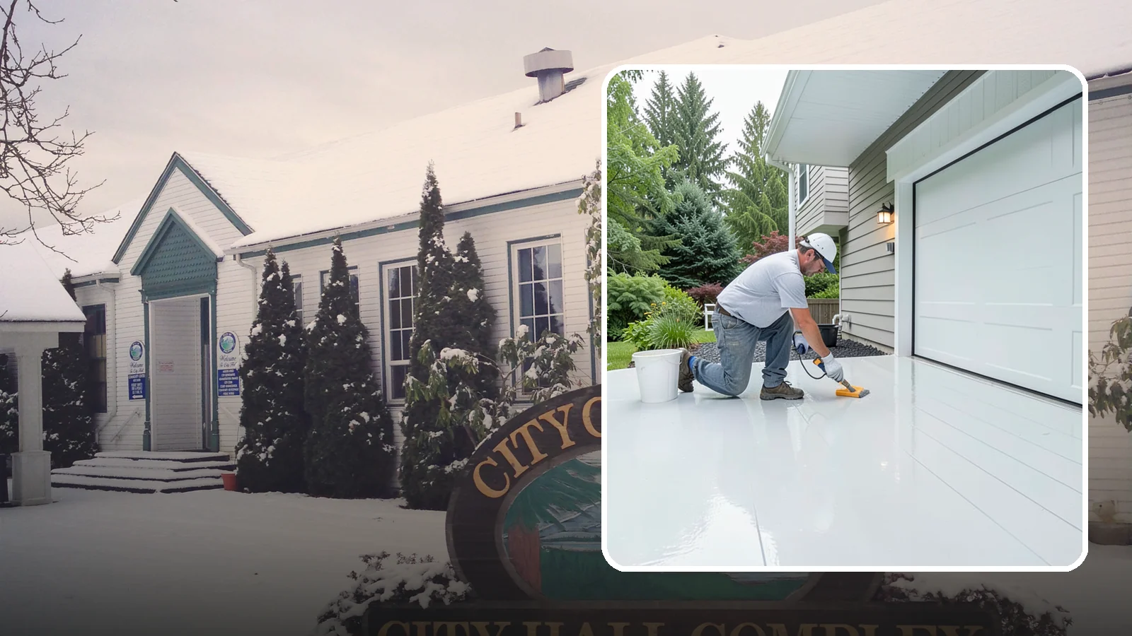 Epoxy Garage Floor in Pacific, King County, WA - Applying a durable epoxy coating that seals the slab against moisture, stains, and PNW road grime.