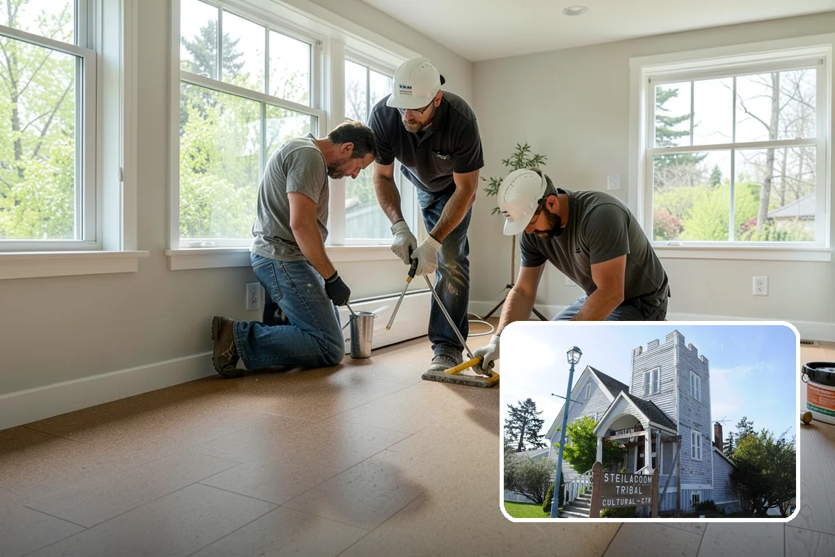 Epoxy Garage Floor in Steilacoom, Pierce County, WA - Seals concrete against moisture intrusion