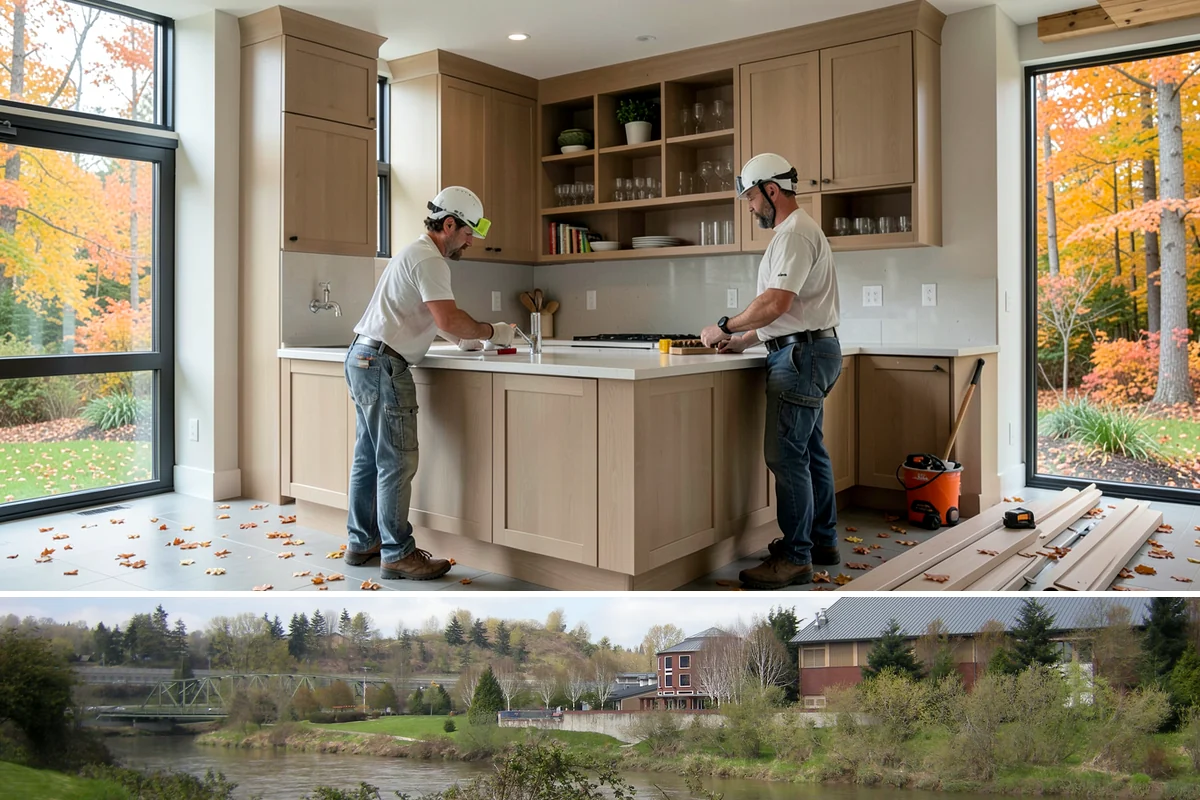 Epoxy Garage Floor in Tukwila, King County, WA - Epoxy cures best in the warmer, drier stretch from late spring to early fall when slab temperature and humidity stay within...