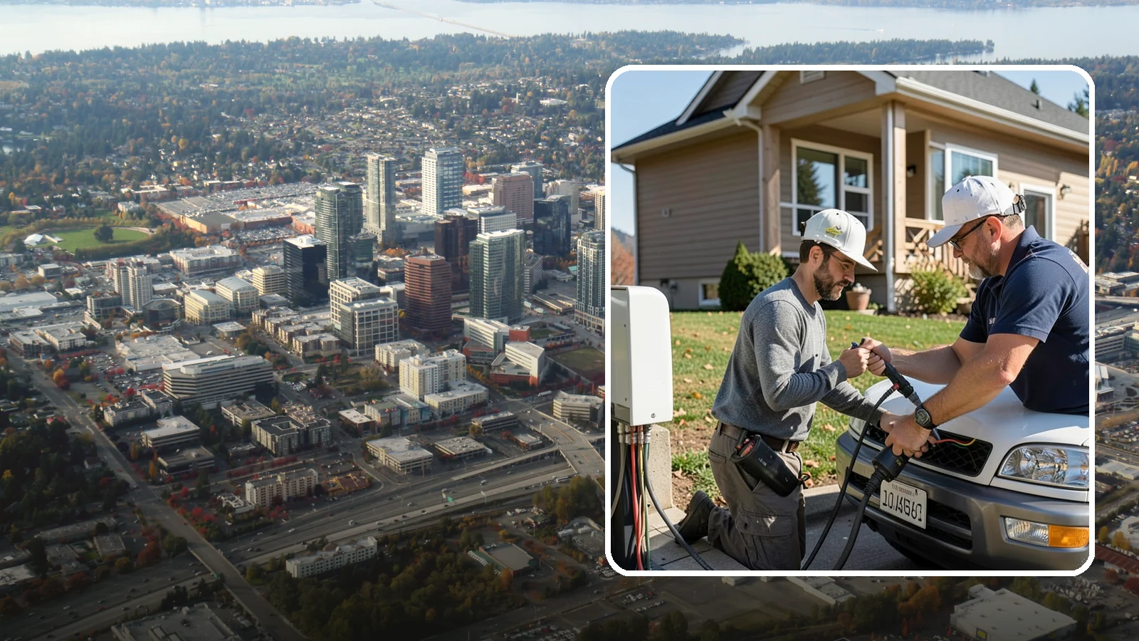 EV Charger Installation in Bellevue, King County, WA - We install home EV chargers with the dedicated circuits and permits Washington code requires.