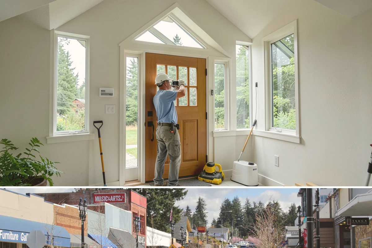 EV Charger Installation in Bothell, King County, WA - EV chargers can be installed any season, and completing exterior mounting during drier months eases weatherproofing.