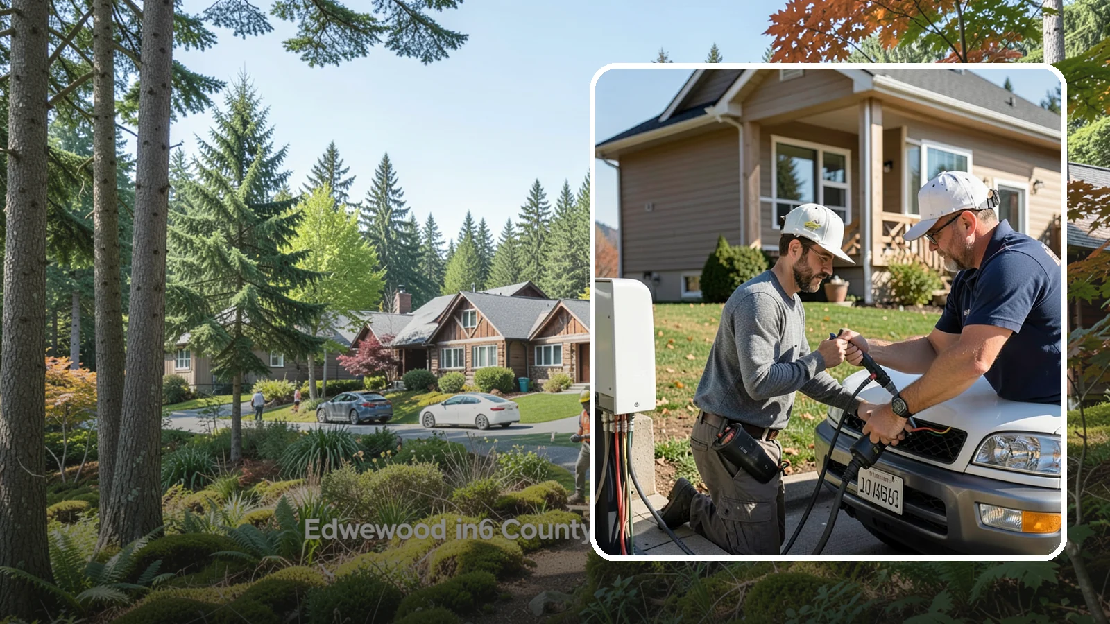 EV Charger Installation in Edgewood, Pierce County, WA - We install home EV chargers with the dedicated circuits and permits Washington code requires.