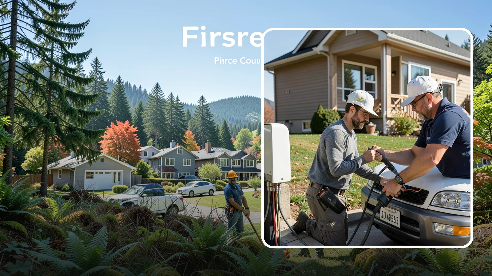 EV Charger Installation in Fircrest, Pierce County, WA - We install home EV chargers with the dedicated circuits and permits Washington code requires.