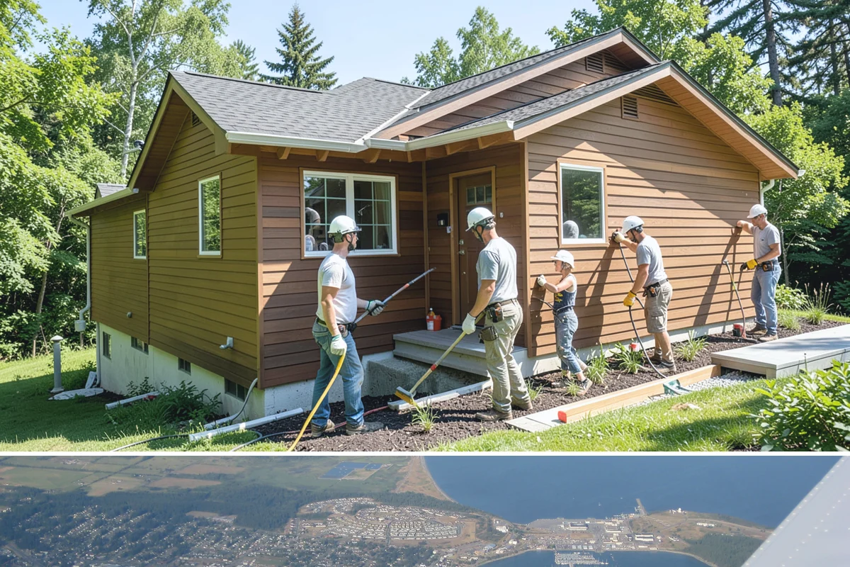 EV Charger Installation in Oak Harbor, Island County, WA - EV chargers can be installed any season, and completing exterior mounting during drier months eases weatherproofing.
