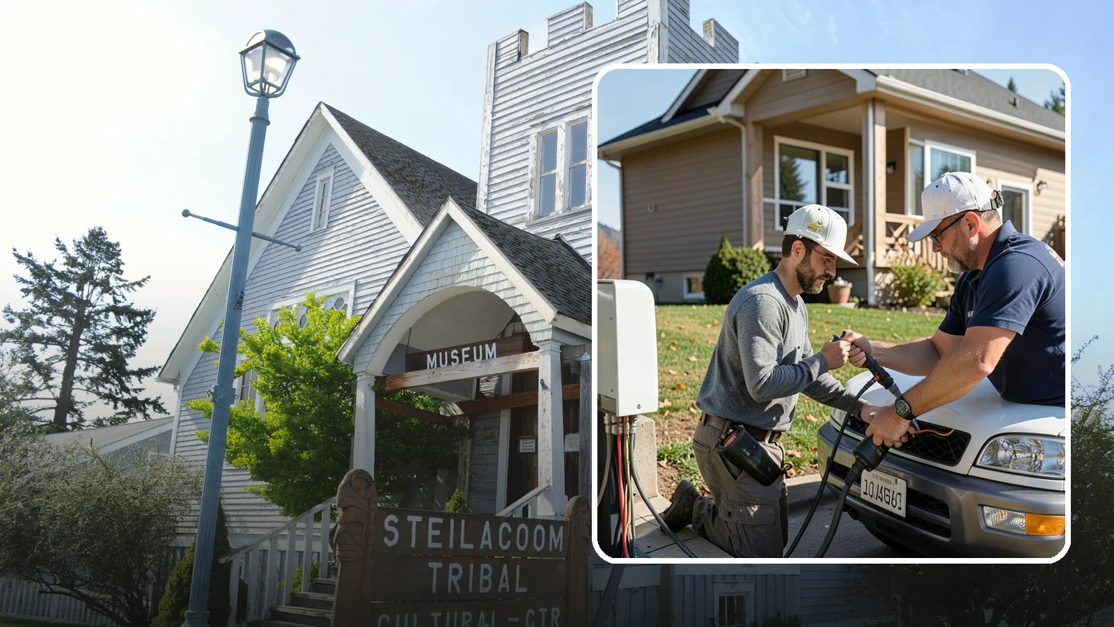 EV Charger Installation in Steilacoom, Pierce County, WA - We install home EV chargers with the dedicated circuits and permits Washington code requires.