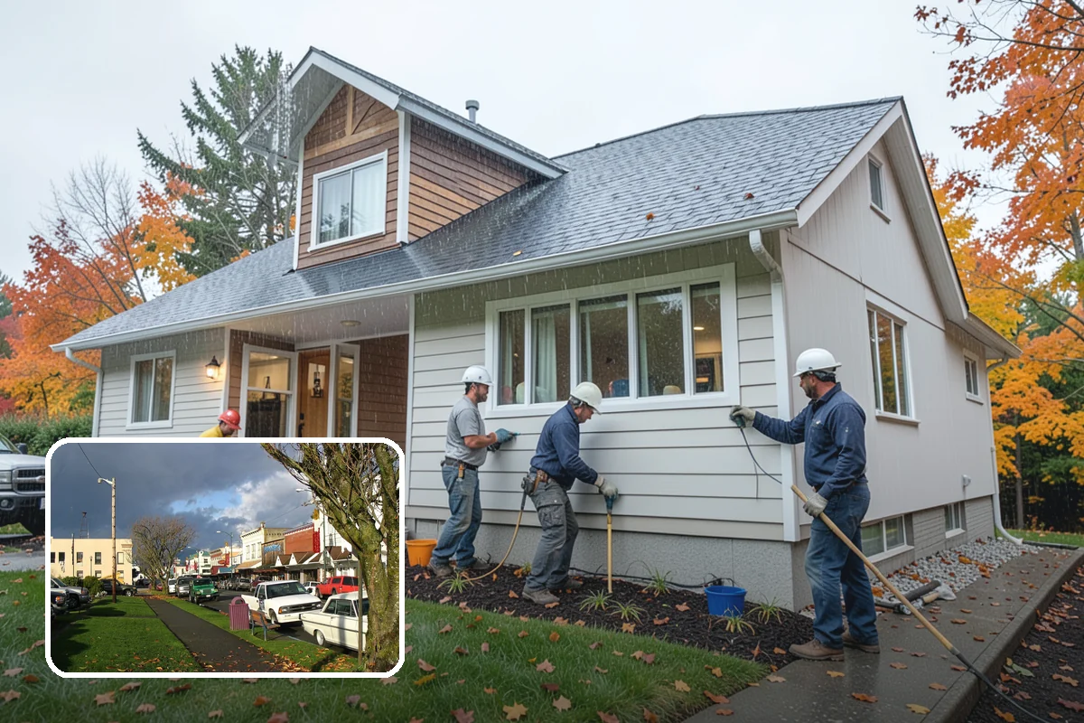 Excavation in Arlington, Snohomish County, WA - Digging to exact grade for footings and utilities