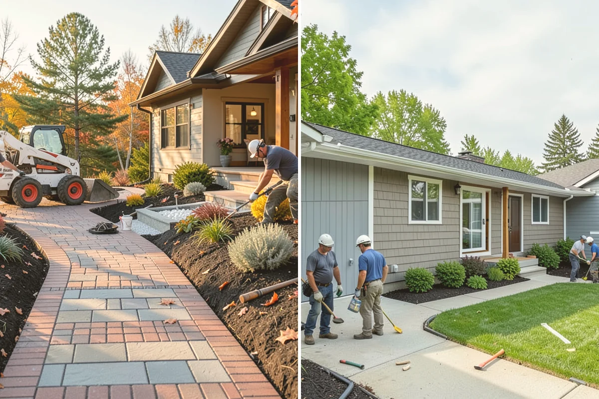 Excavation in Bellevue, King County, WA - Locate utilities and stake the excavation to plan