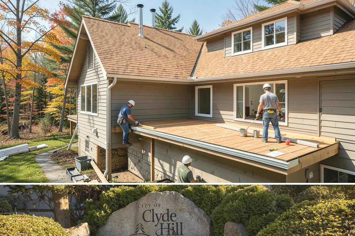 Excavation in Clyde Hill, King County, WA - Excavation is most efficient on firm, drier ground