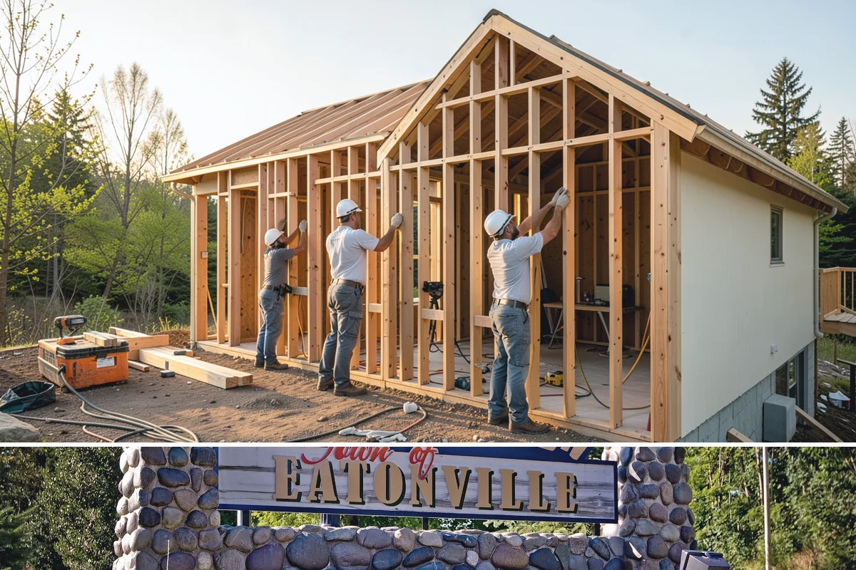 Excavation in Eatonville, Pierce County, WA - Excavation is most efficient on firm, drier ground