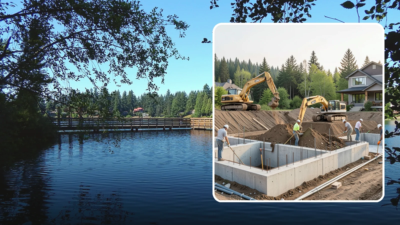 Excavation in Federal Way, King County, WA - We excavate for foundations, utilities, and grading with the equipment and control your Puget Sound site demands.
