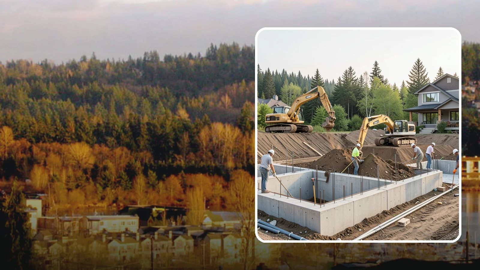 Excavation in Kenmore, King County, WA - We excavate for foundations, utilities, and grading with the equipment and control your Puget Sound site demands.