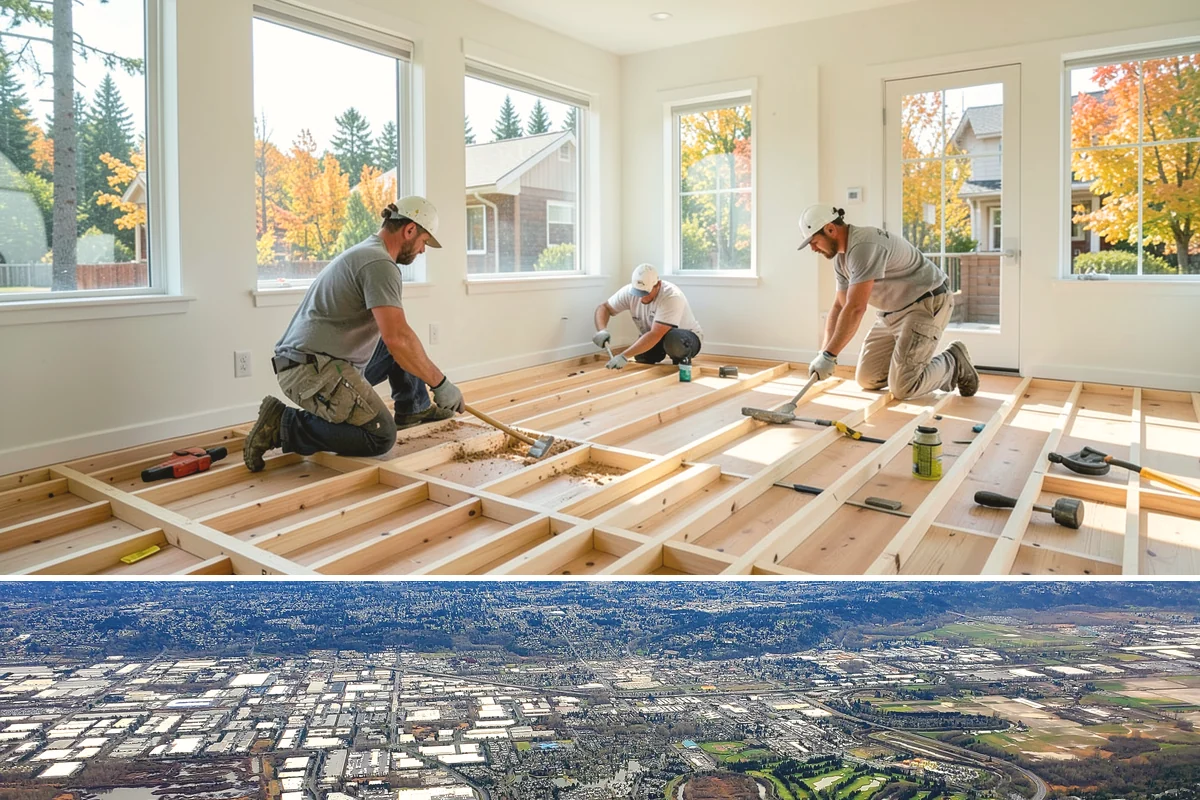 Excavation in Kent, King County, WA - Excavation is most efficient on firm, drier ground