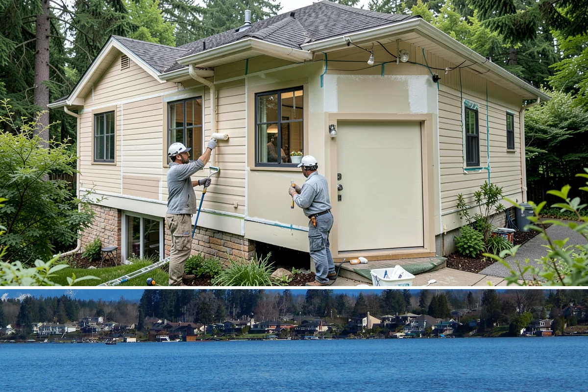 Excavation in Lake Stevens, Snohomish County, WA - Excavation is most efficient on firm, drier ground