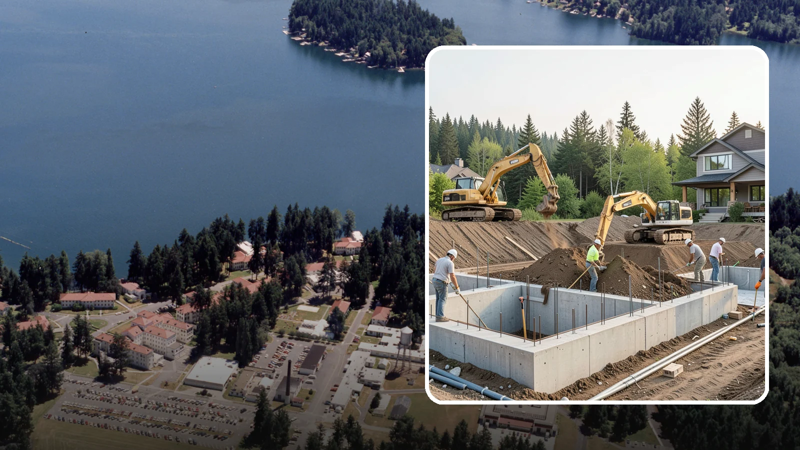 Excavation in Lakewood, Pierce County, WA - We excavate for foundations, utilities, and grading with the equipment and control your Puget Sound site demands.