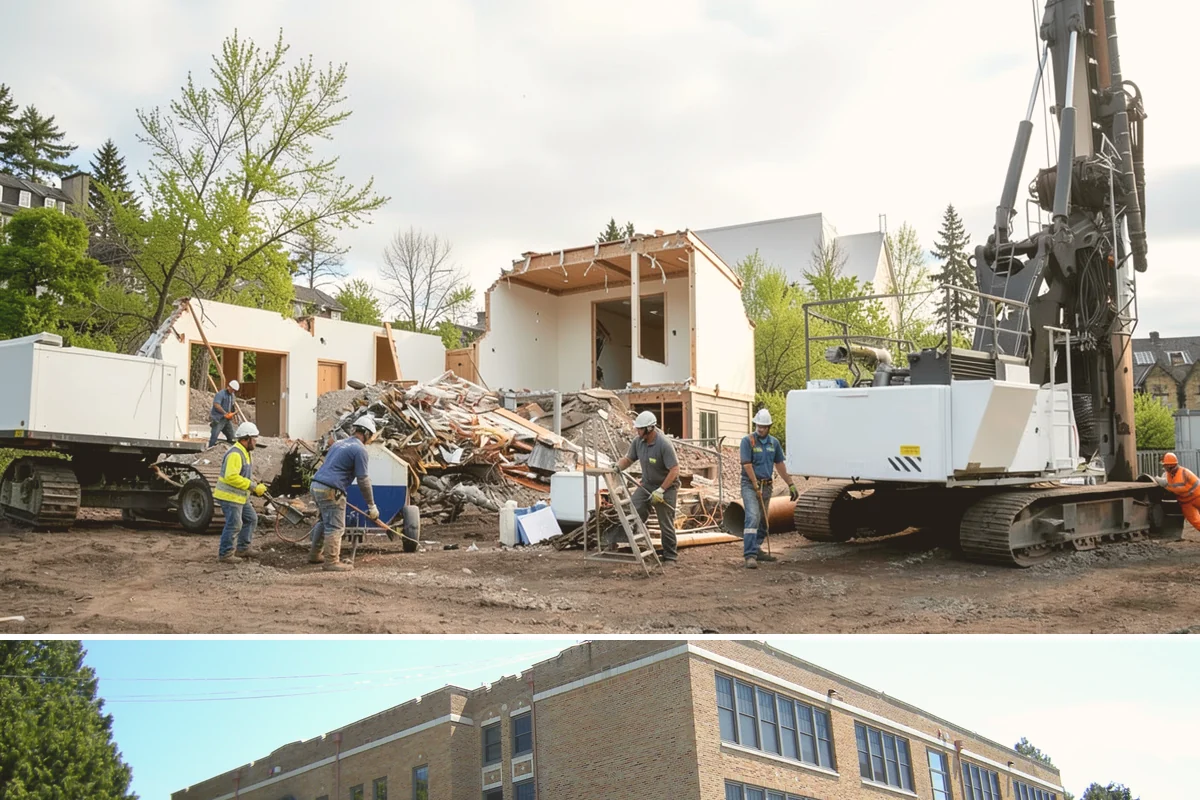 Excavation in Maple Valley, King County, WA - Excavation is most efficient on firm, drier ground