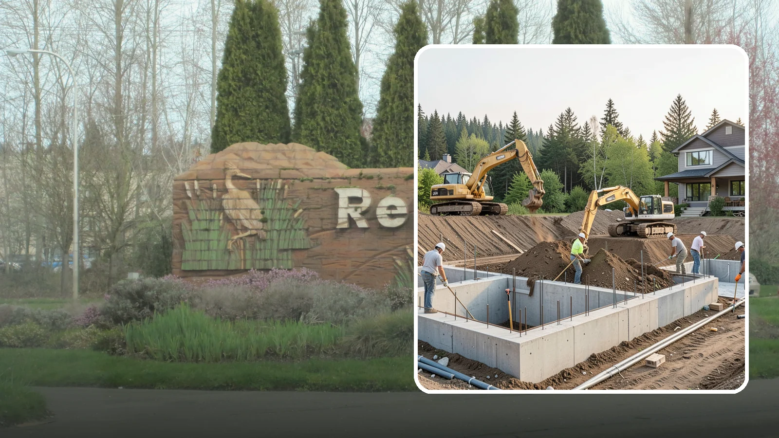 Excavation in Renton, King County, WA - We excavate for foundations, utilities, and grading with the equipment and control your Puget Sound site demands.