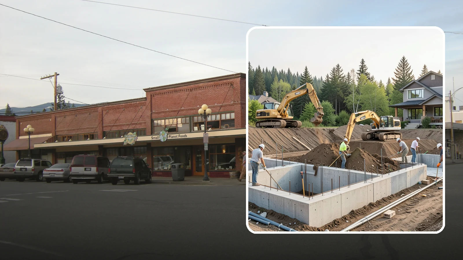 Excavation in Sedro-Woolley, Skagit County, WA - We excavate for foundations, utilities, and grading with the equipment and control your Puget Sound site demands.