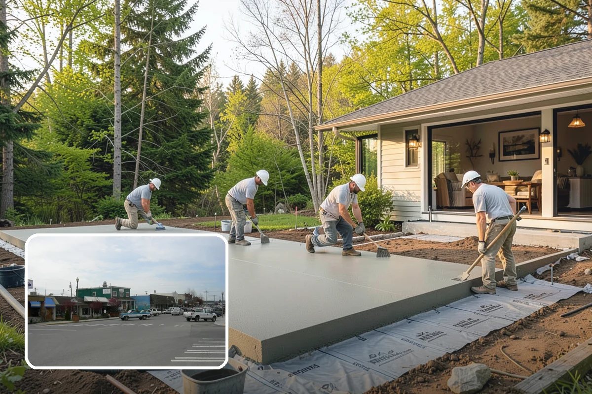 Excavation in Stanwood, Snohomish County, WA - Digging to exact grade for footings and utilities
