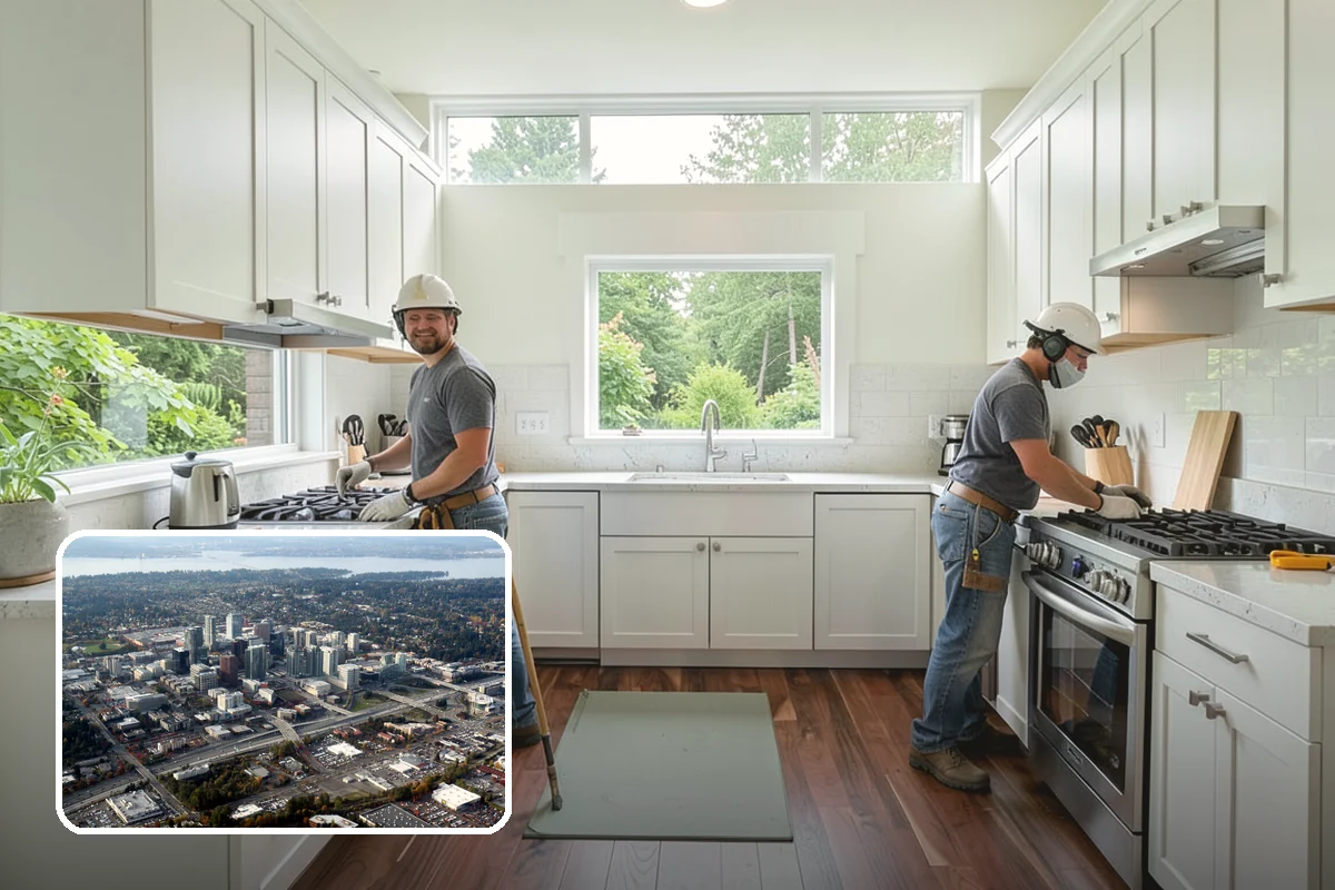 Exhaust Ventilation Installation in Bellevue, King County, WA - Removes moisture that causes mold and rot