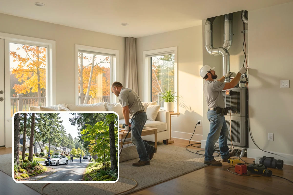 Exhaust Ventilation Installation in Normandy Park, King County, WA - Removes moisture that causes mold and rot