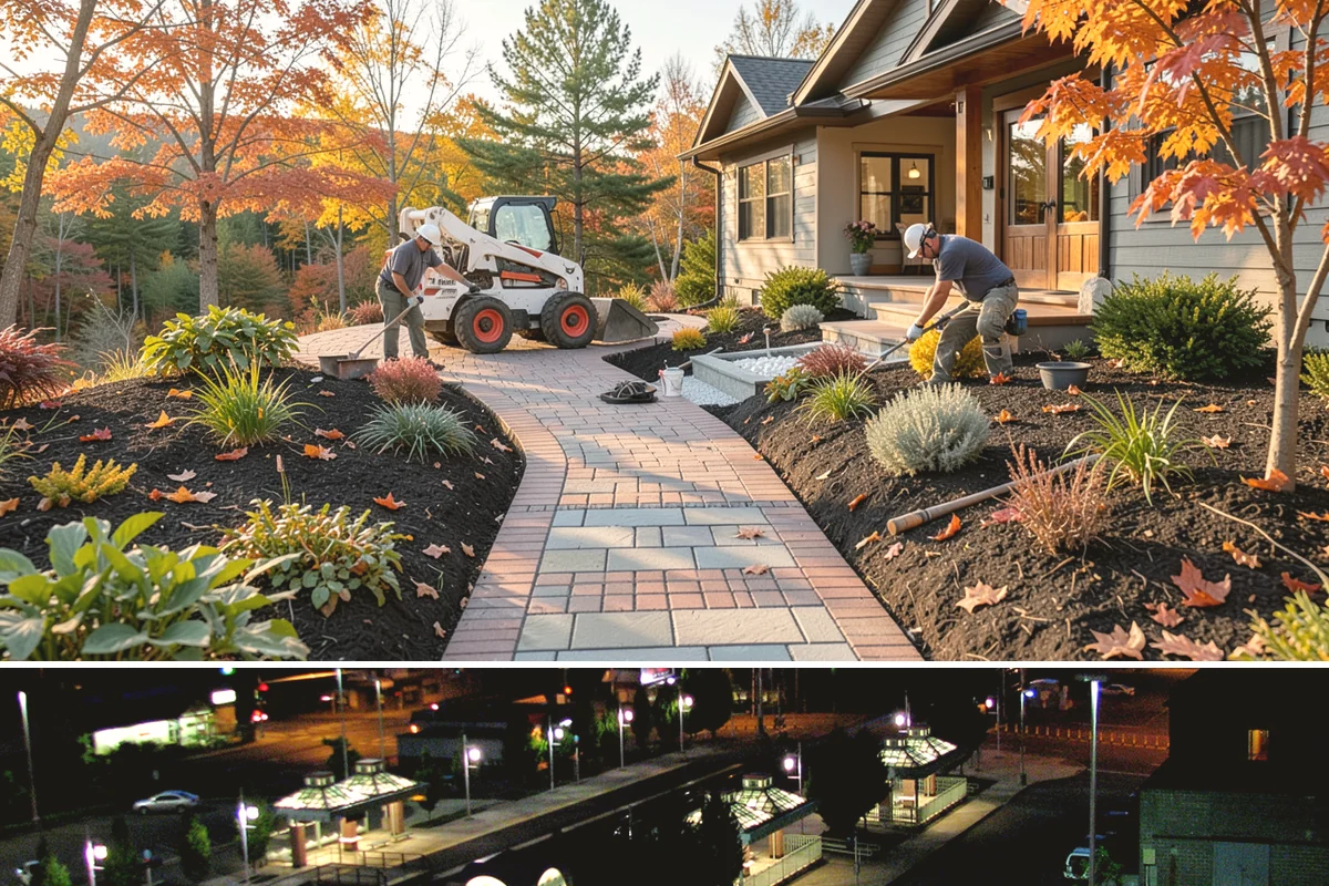 Exposed Aggregate Concrete in Auburn, King County, WA - Warm, dry summer weather is critical for timing the exposure wash and sealing correctly.