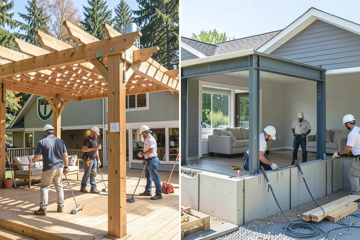 Exposed Aggregate Concrete in Buckley, Pierce County, WA - Choose aggregate blend and layout