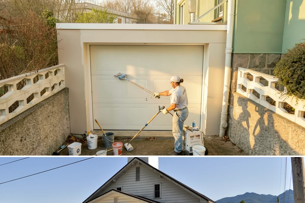 Exposed Aggregate Concrete in Concrete, Skagit County, WA - Warm, dry summer weather is critical for timing the exposure wash and sealing correctly.