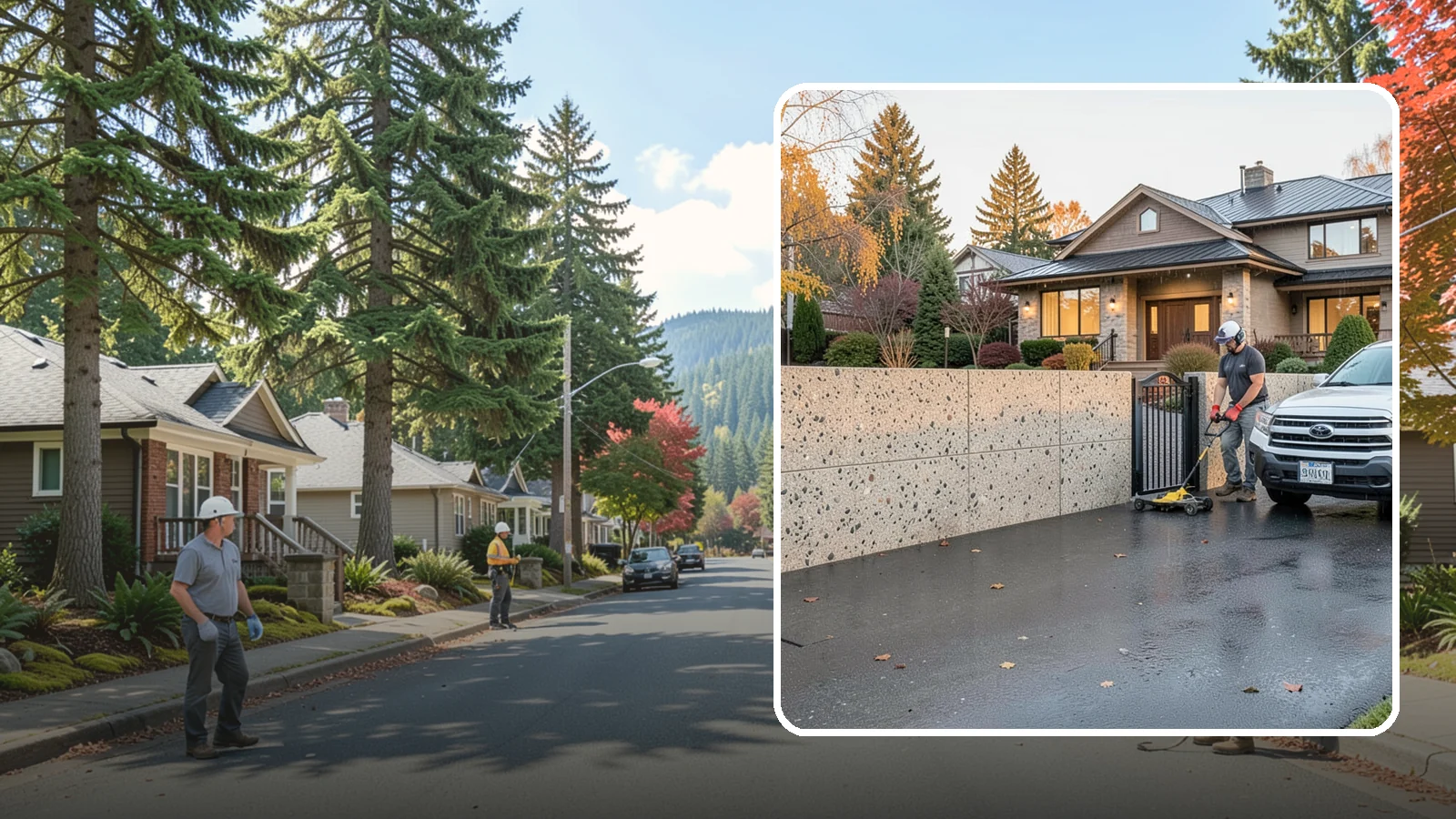 Exposed Aggregate Concrete in Hunts Point, King County, WA - Textured, slip-resistant exposed aggregate surfaces that add beauty and traction in a rainy climate.