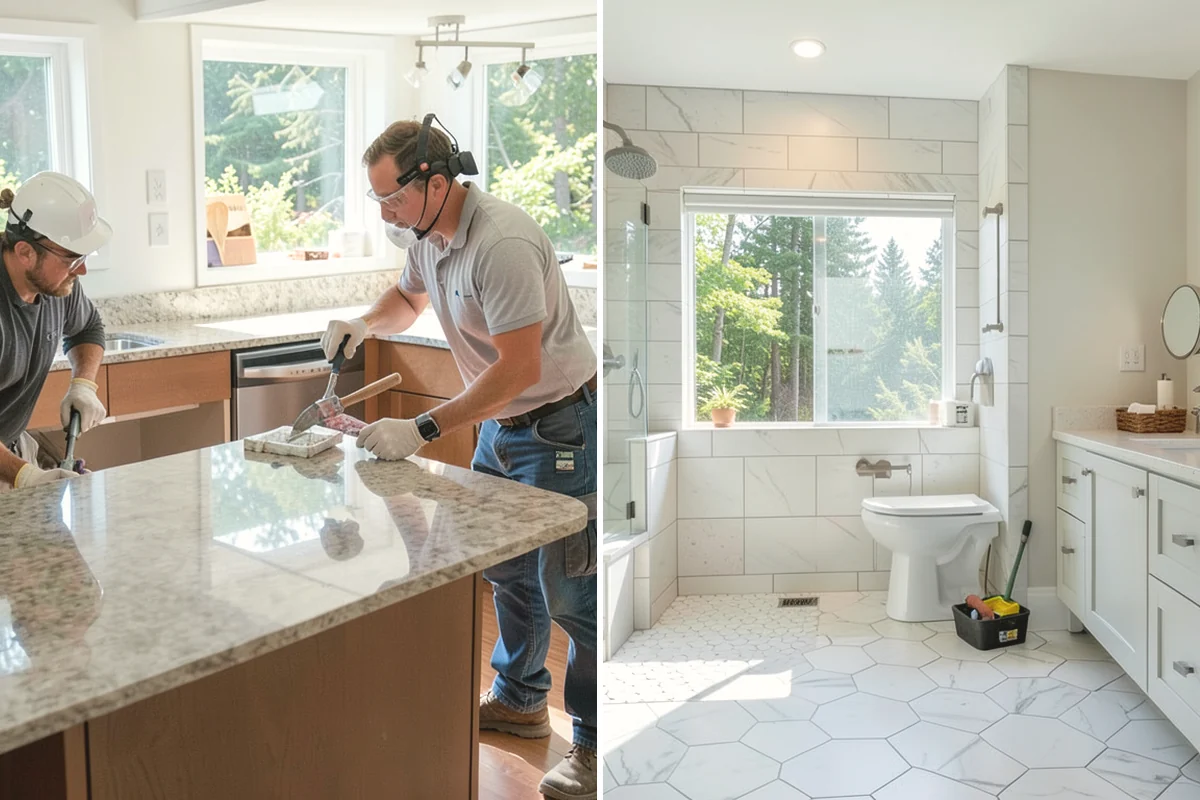 Exposed Aggregate Concrete in Mill Creek, Snohomish County, WA - Choose aggregate blend and layout