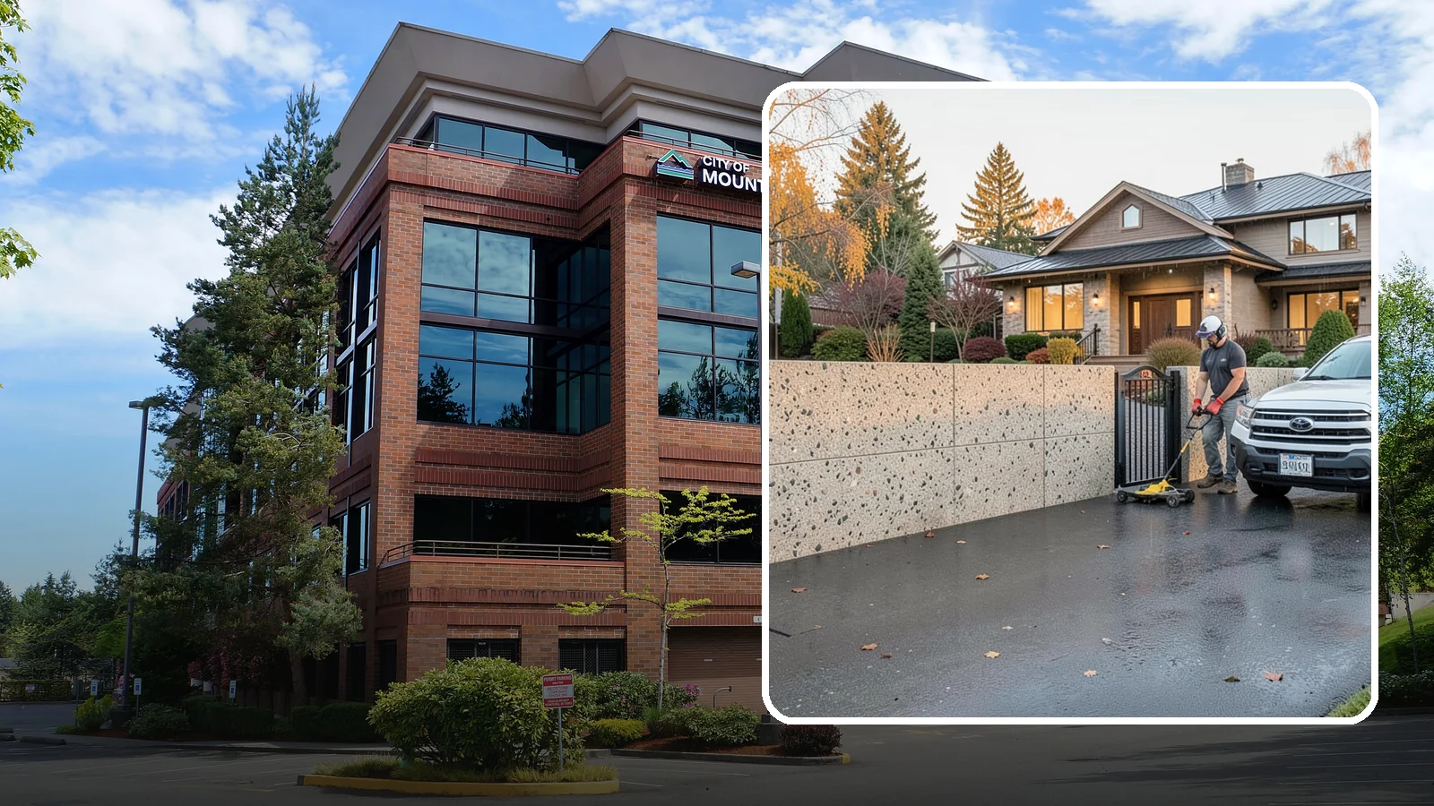 Exposed Aggregate Concrete in Mountlake Terrace, Snohomish County, WA - Textured, slip-resistant exposed aggregate surfaces that add beauty and traction in a rainy climate.