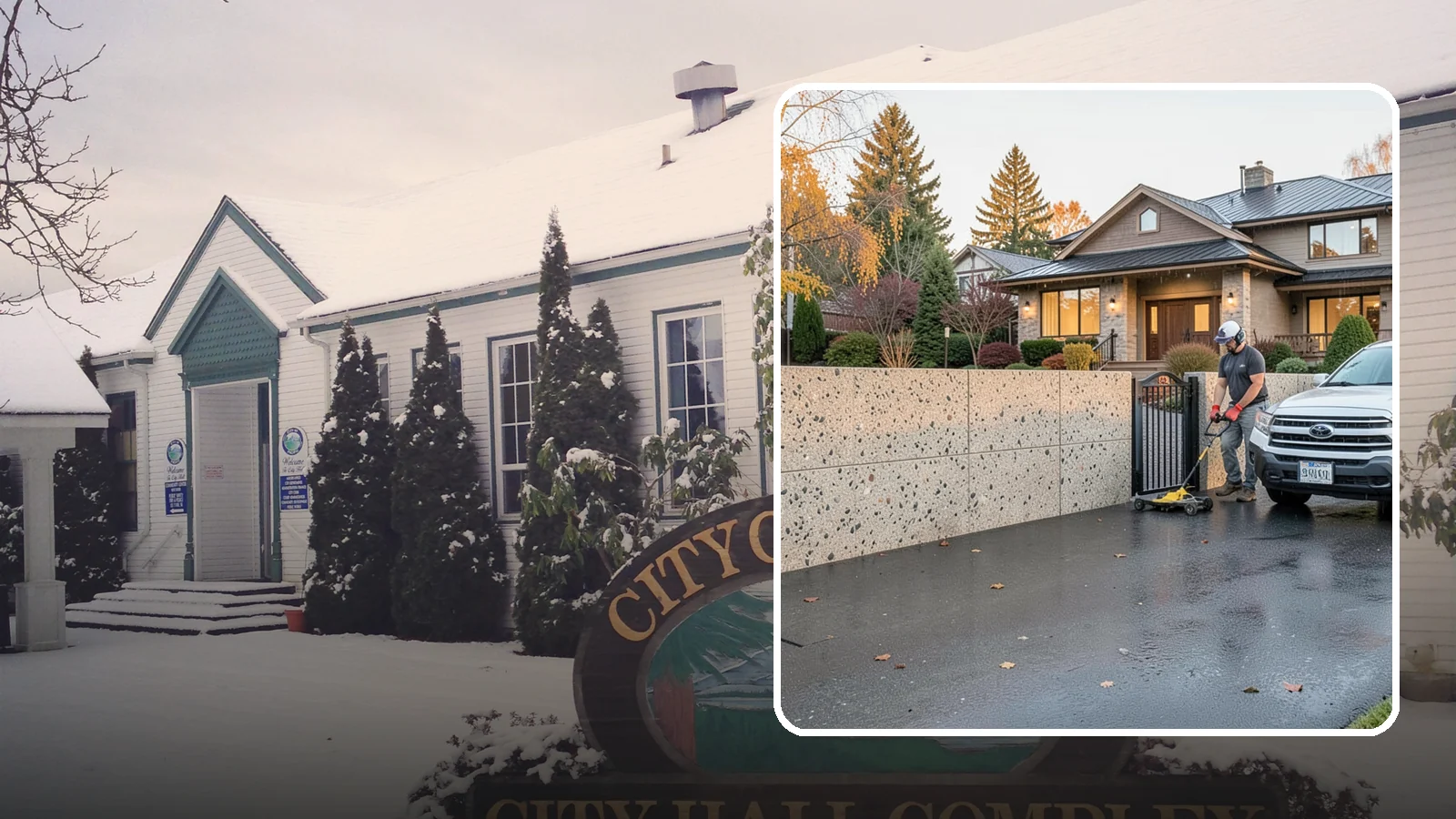 Exposed Aggregate Concrete in Pacific, King County, WA - Textured, slip-resistant exposed aggregate surfaces that add beauty and traction in a rainy climate.