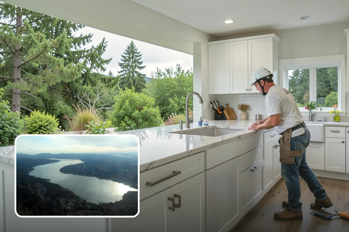Exposed Aggregate Concrete in Sammamish, King County, WA - Natural stone appearance with real texture