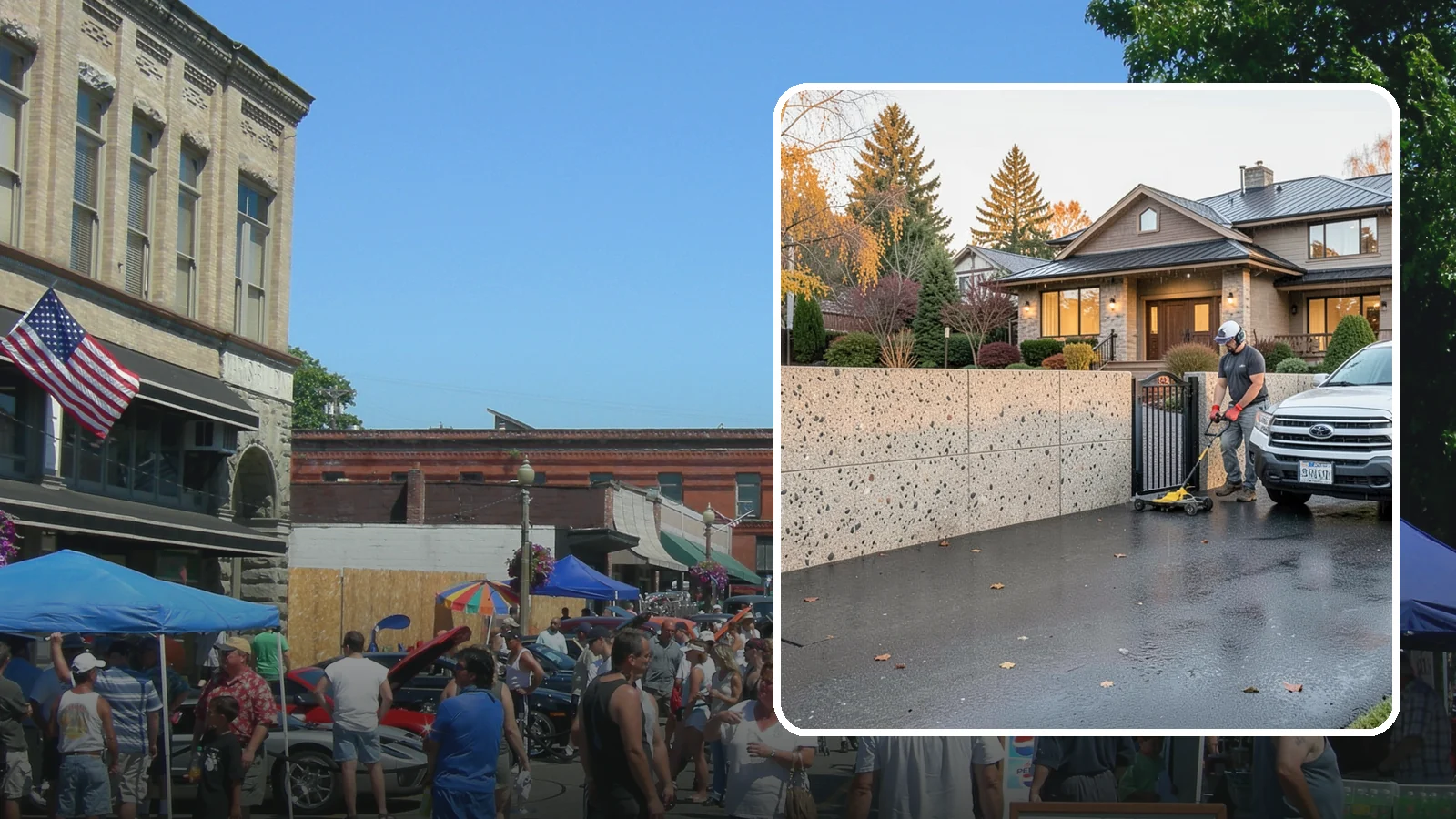 Exposed Aggregate Concrete in Snohomish, Snohomish County, WA - Textured, slip-resistant exposed aggregate surfaces that add beauty and traction in a rainy climate.