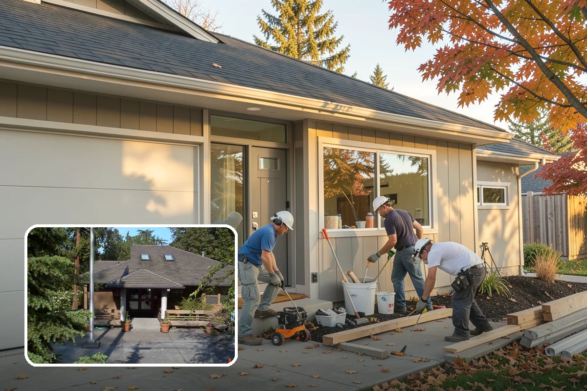 Exposed Aggregate Concrete in Yarrow Point, King County, WA - Natural stone appearance with real texture