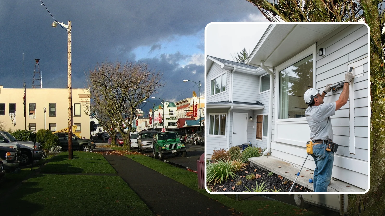 Exterior Caulking in Arlington, Snohomish County, WA - Exterior caulking that seals the gaps where wind-driven rain tries to enter your home.