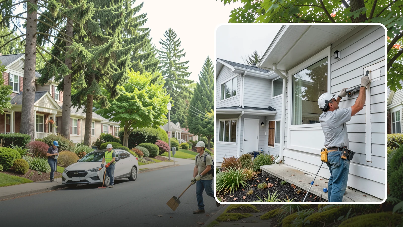 Exterior Caulking in Beaux Arts Village, King County, WA - Exterior caulking that seals the gaps where wind-driven rain tries to enter your home.